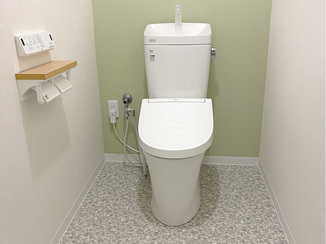 トイレリフォーム 和式から洋式へ、空間ひろびろレストルーム